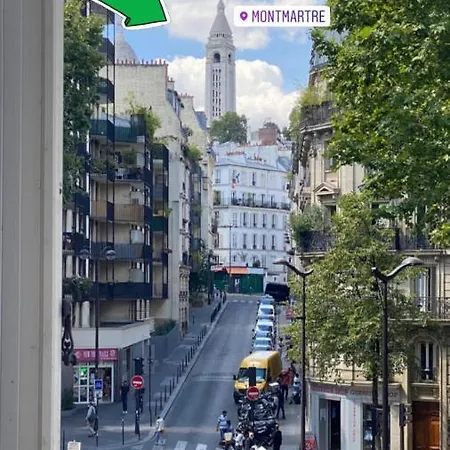 Bright Apt In Montmartre Paris